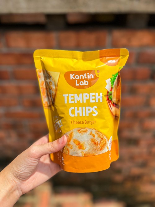 Kantin Lab Cheese Burger Flavored Tempeh Chips 40g