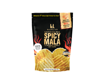 Spicy Mala Flavored Salted Egg Crinkle Cut Chips