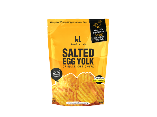Salted Egg Crinkle Cut Chips
